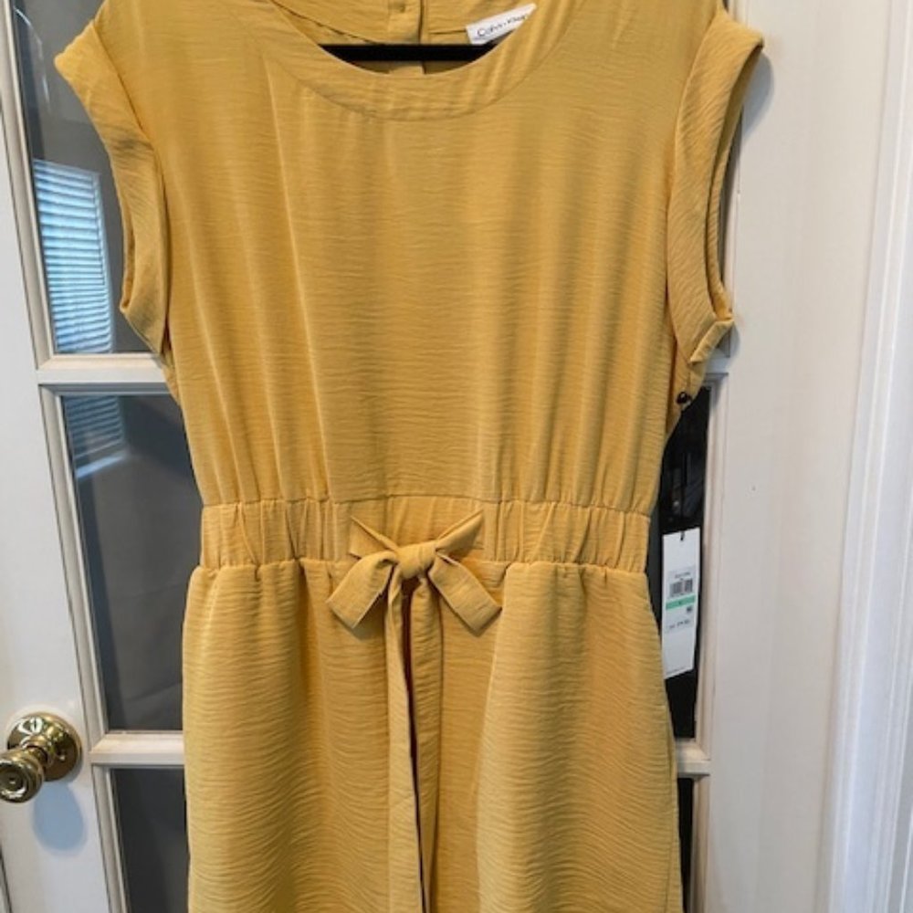 Calvin Klein Romper Mustard Yellow